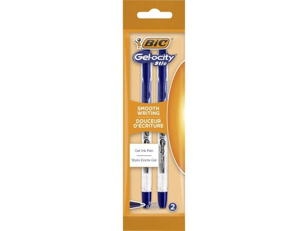 BIC GEL-OCITY STIC MELONGS 0,5MM BLÅ PÅSE 2POSH
