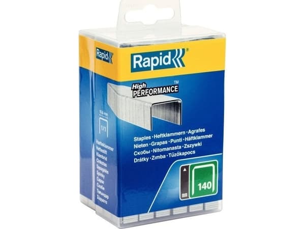 Rapid 140-10mm 5M hæfteklammer - PP Box m-hang 40303090
