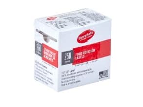 Etiket Cambro 30x50mm 250stk. pr. rl. Vandopløselig til Sporbarhed,24 rl/krt