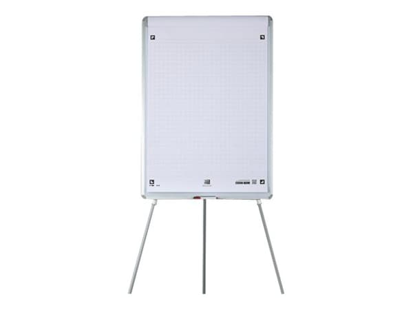 Oxford SmartChart - Flip over paperi - 650 x 980 mm - 20 arkkia - valkoinen - ruutupaperi - 6 reikää