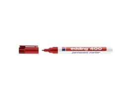 Permanent marker Edding 400, rund, 1 mm, rød