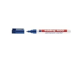 Permanent marker edding 400, rund, 1 mm, blå