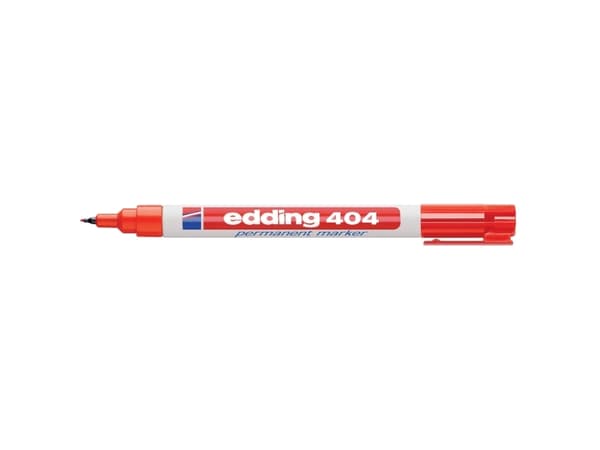 Permanent marker edding 404, rund, 0,7 mm, rød