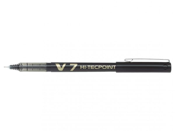 Rollerpen, Pilot Hi-Tecpoint V7, 0,7 mm, sort