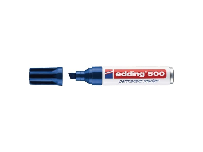 Permanent marker Edding 500, 2-7 mm, blå