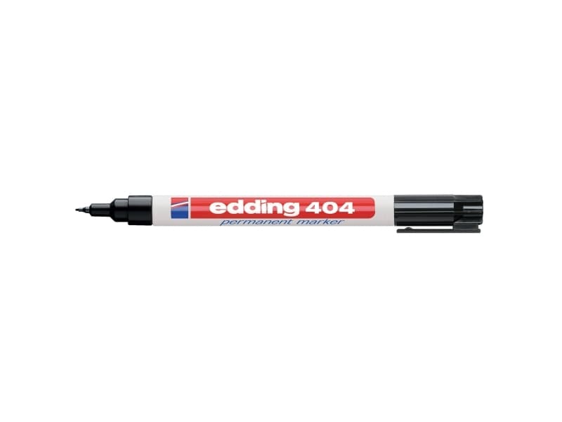 Permanent marker Edding 404, rund, 0,7 mm, sort