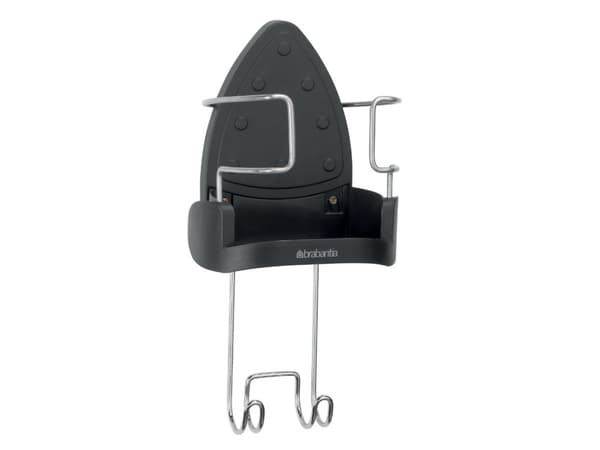 Brabantia - Väggmonteringshållare - till ångstrykjärn, till strykjärn - cool gray