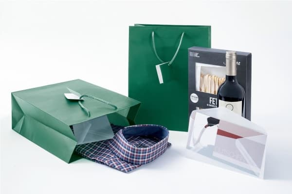 Sigel GT500, Gavepapirbag, Grønn, Monokromatisk, Papir, Matt, 157 g/m²