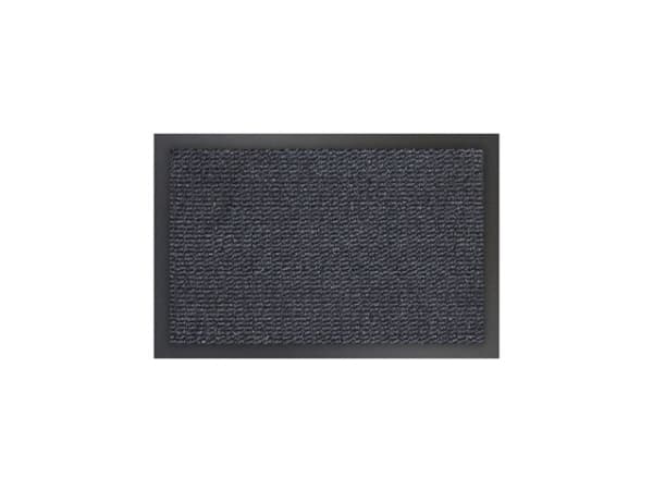 Tørremåtte Faro sort 40x60cm 7mm m/kantliste PP/vinyl