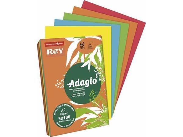 Rey Adagio COPY PAPERI ADAGIO A4 80gr YELLOW BLOOD 03