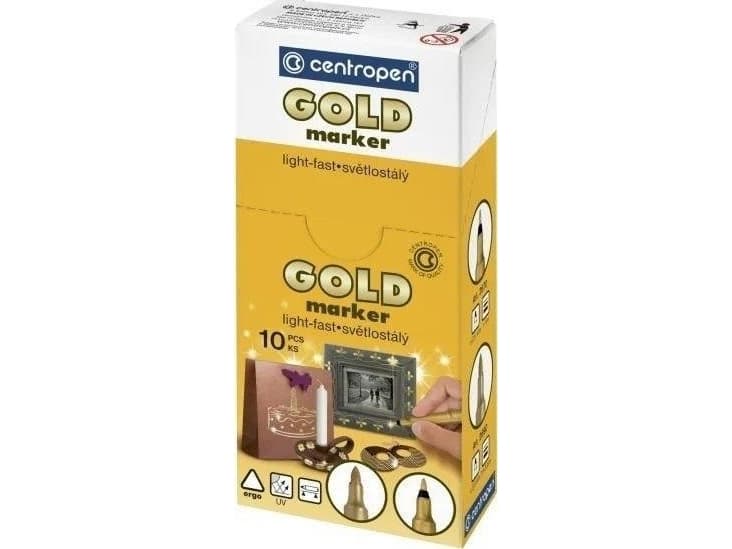 Permanent marker Gold 2690 B (10 pcs)