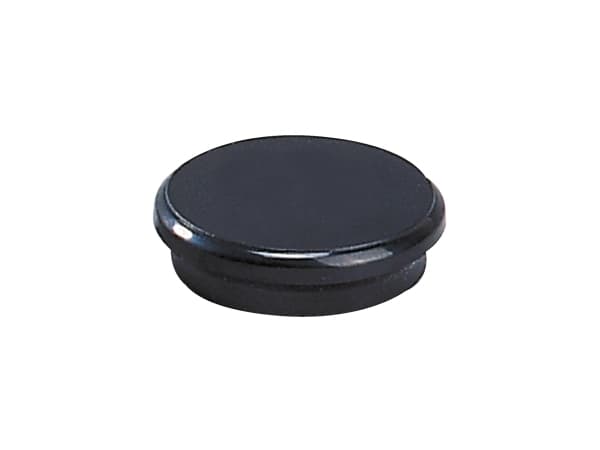 Magnet Dahle, rund, 24 mm, sort, pakke a 10 stk.