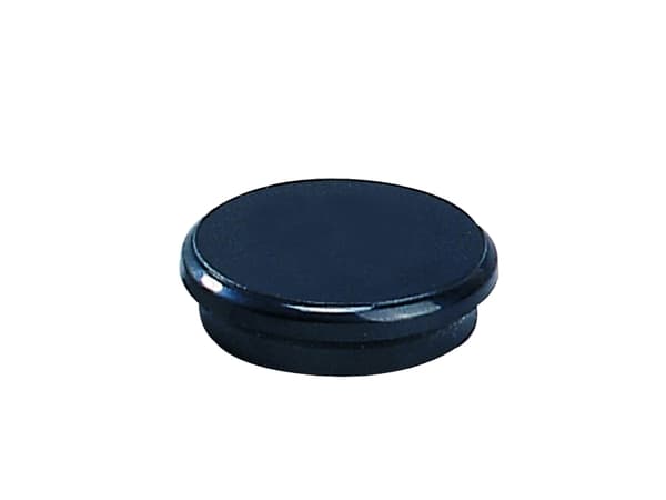 Magnet Dahle, rund, 24 mm, sort, pakke a 10 stk.