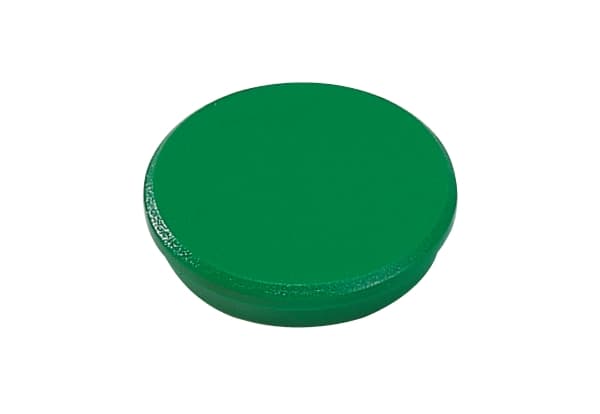 Magnet Dahle, rund, 32 mm, grön, förpackning med 10 st.