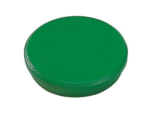 Magnet Dahle, rund, 32 mm, grön, förpackning med 10 st.