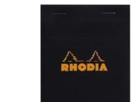 Muistilappu, Rhodia, viivoitettu, A6, 40 arkkia, 80 g