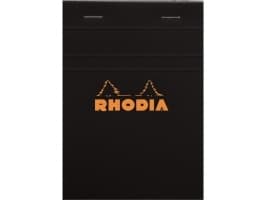 Muistilappu, Rhodia, viivoitettu, A6, 40 arkkia, 80 g