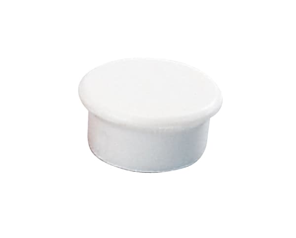 Magnet Dahle, rund, 13 mm, vit, 10 st.