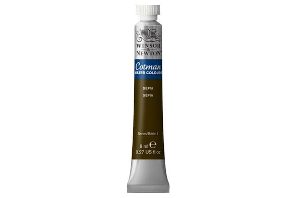 Cotman watercolour 8ml Sepia 609