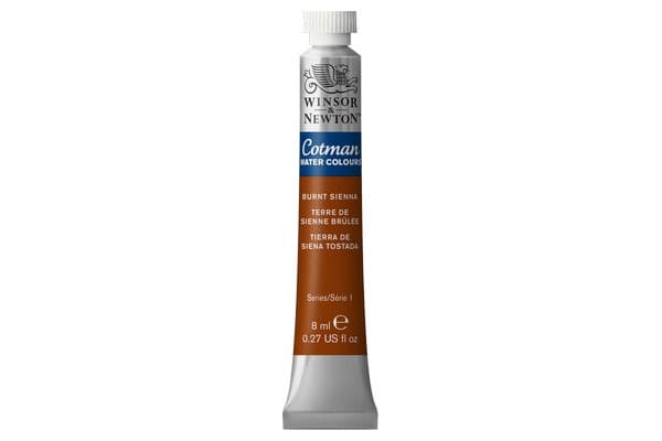 Cotman watercolour 8ml Burnt Sienna 074