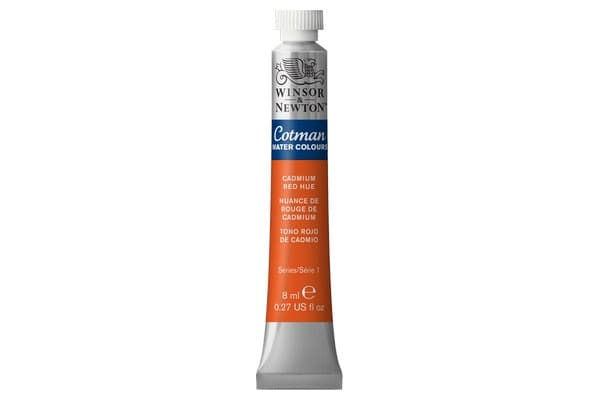 Cotman watercolour 8ml Cad Red Hue 095