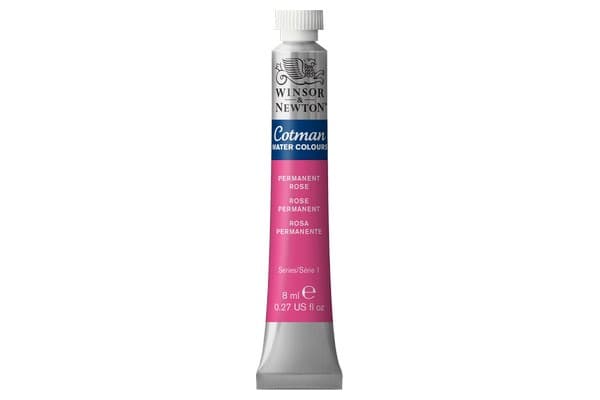 Cotman watercolour 8ml Permanent Rose 502