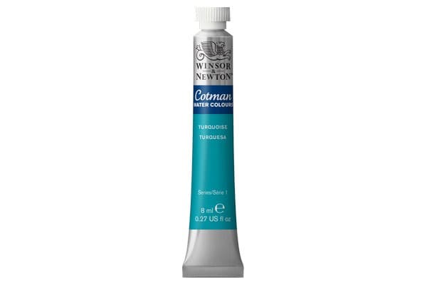 Cotman watercolour 8ml Turquoise 654