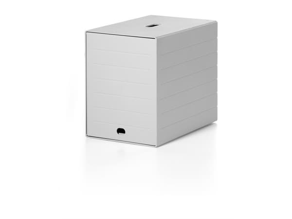 DURABLE IDEALBOX PLUS - Skuffskap - 7 rom - for C4 - grå