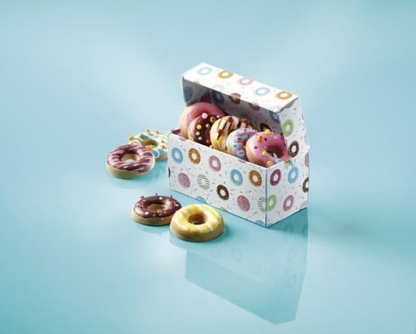 Totum Donut Factory, Gipsgjutnings-/målarkit för barn, 5 År, Multifärg