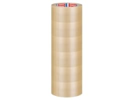 Pakketape Tesa 4120/58196, PVC, 50 mm x 66 m, transparent, pakke a 6 ruller