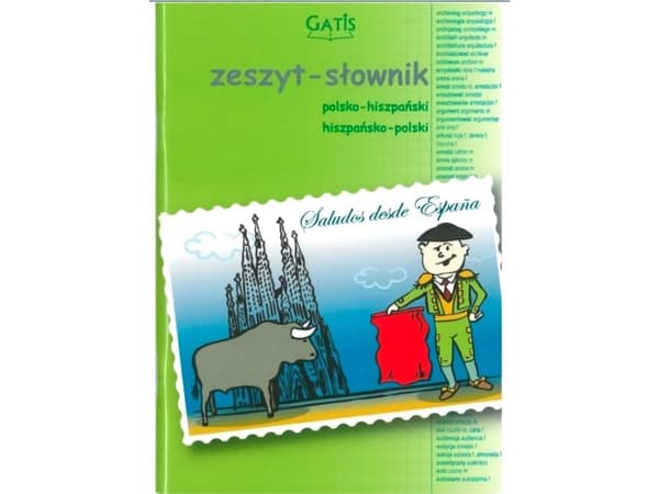 Gatis Notebook-ordbok A5/60 ark spansk språk