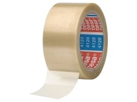 Förpackningstejp Tesa 4120, PVC, 50 mm x 100 m, transparent, 6 rullar
