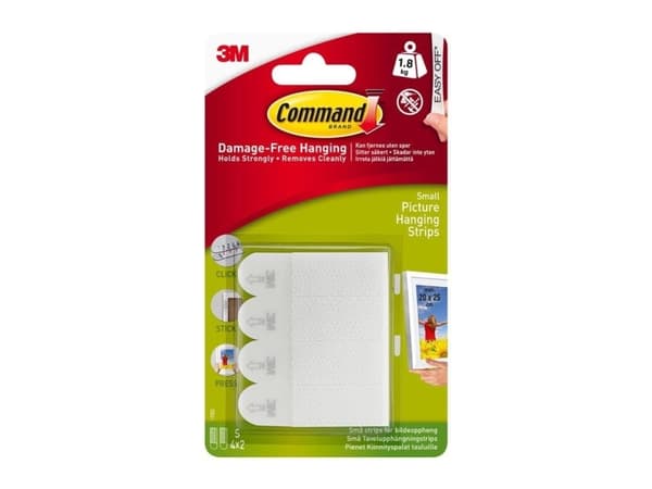 3M Picture Hanging Strip 17202Ukn 4 Pairs