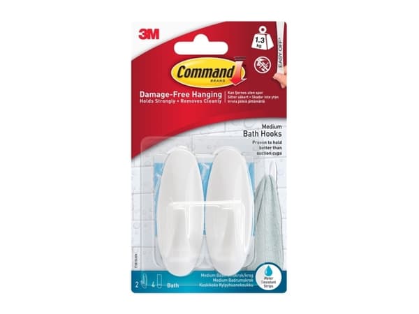 3M Designer Hook Command 17081Bukn 2Pcs