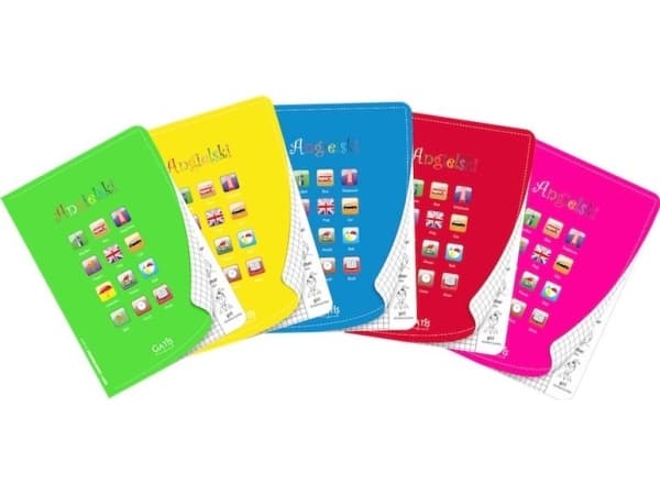 Gatis Notebook A5/32 sheets English-Polish picture dictionary