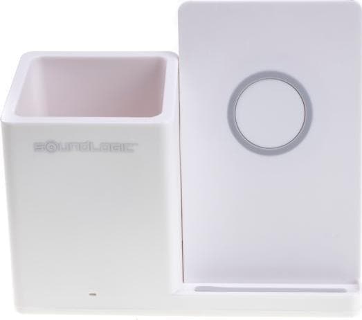Soundlogic Pen organizer med lader, hvit