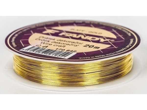 FANDY Metalltråd 20m guld