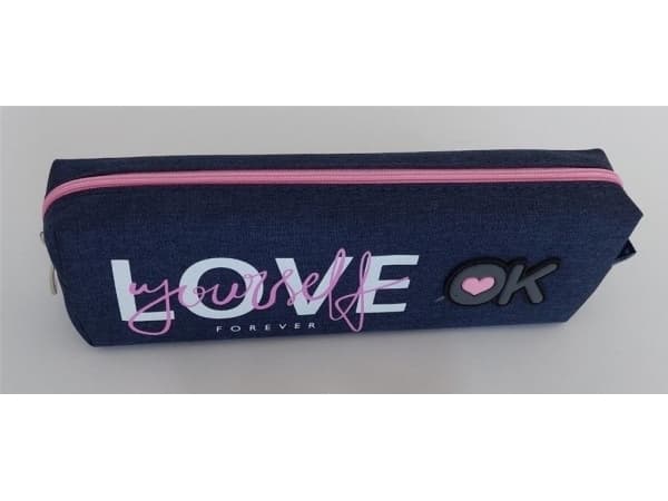 Pencil case Fresh Pencil case small tube Love yourself forever OK FRESH