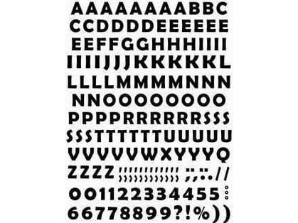 FANDY Klistermärken ABC