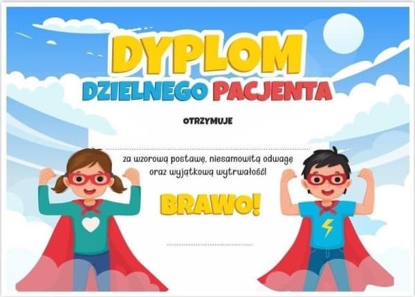 LearnHow A4 rohkea potilas tutkintotodistus - Super Kids 10kpl