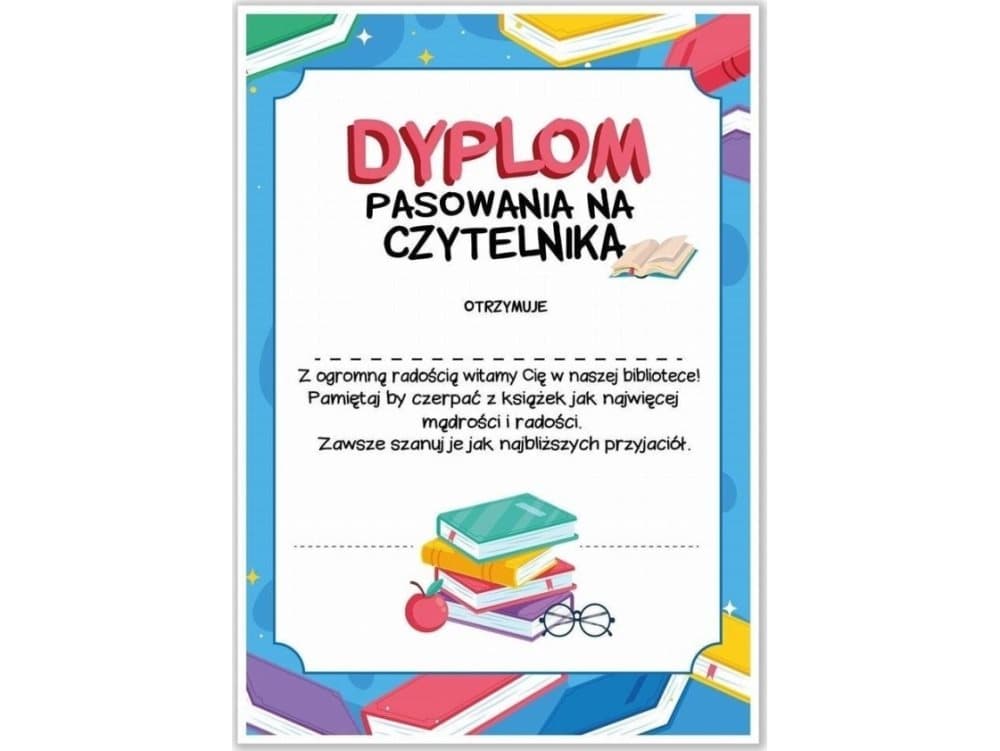 LearnHow Diploma A4 of fitting for a reader - Books 20 pcs