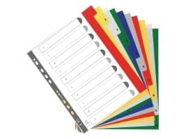 Exacompta 84E, Monivärinen, Polypropeeni (PP), A4