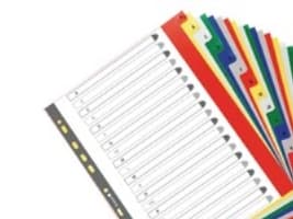 Registrer Exacompta, a-z, plast, A4+