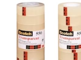 Tape, Scotch 550, gennemsigtig, 8 ruller, 19 mm x 33 m