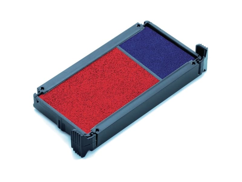 Stempelpude Trodat 6/4912, rød/blå, pakke a 2 stk.