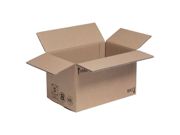 Standardkasse, 2-lag, 350x230x260 mm - (20 stk.)