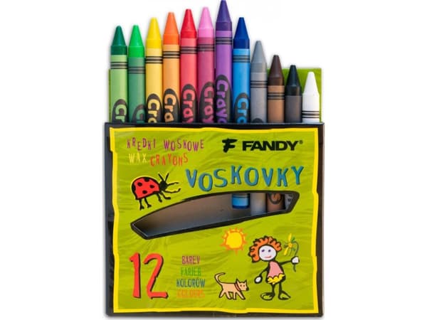 FANDY Seal kritor 12 färger