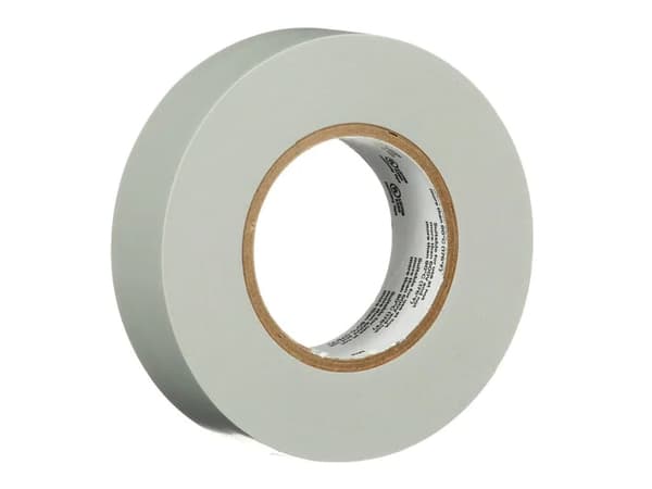 3M 165GY1E, 1 kpl, Harmaa, PVC-muovi, 600 V, Kupla, 10 m