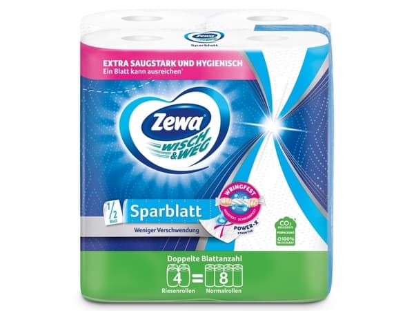 Pappershandduk Zewa W/W Economy 2Ply 4Pcs