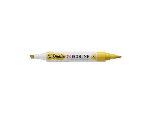 Ecoline Duotip Marker Yellow Ocker 227